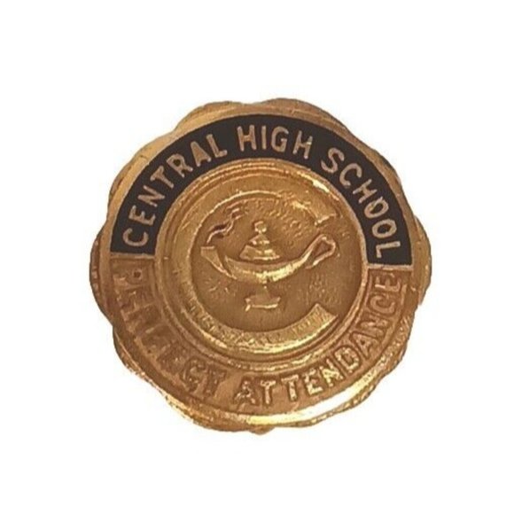 Jewelry | Central High School Perfect Attendance Pin Vintage ...